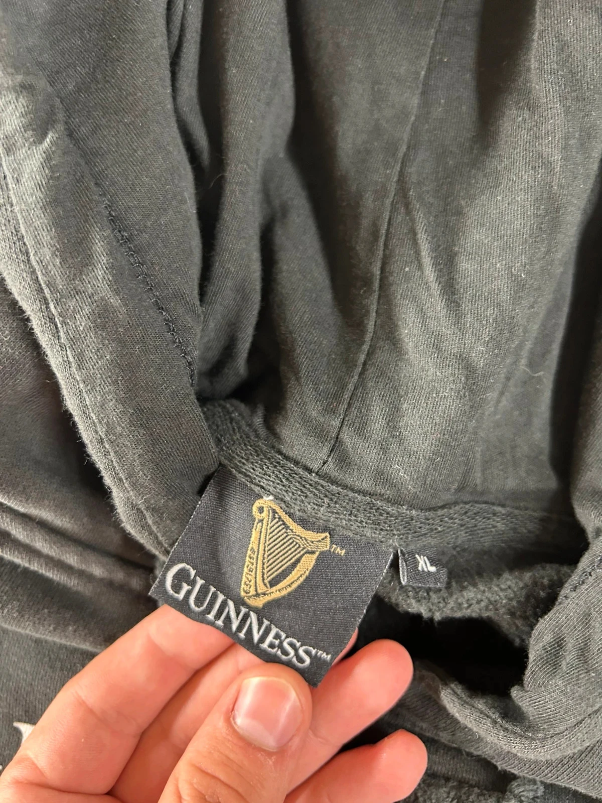 Zwarte Guinness Six Nations rugby's grootste kampioenschap hoodie trui maat xl – photo 9